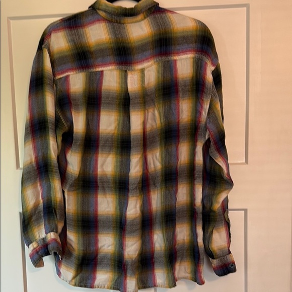 GOOUCH Plaid Button-Up Shirt sz l - Picture 4 of 4